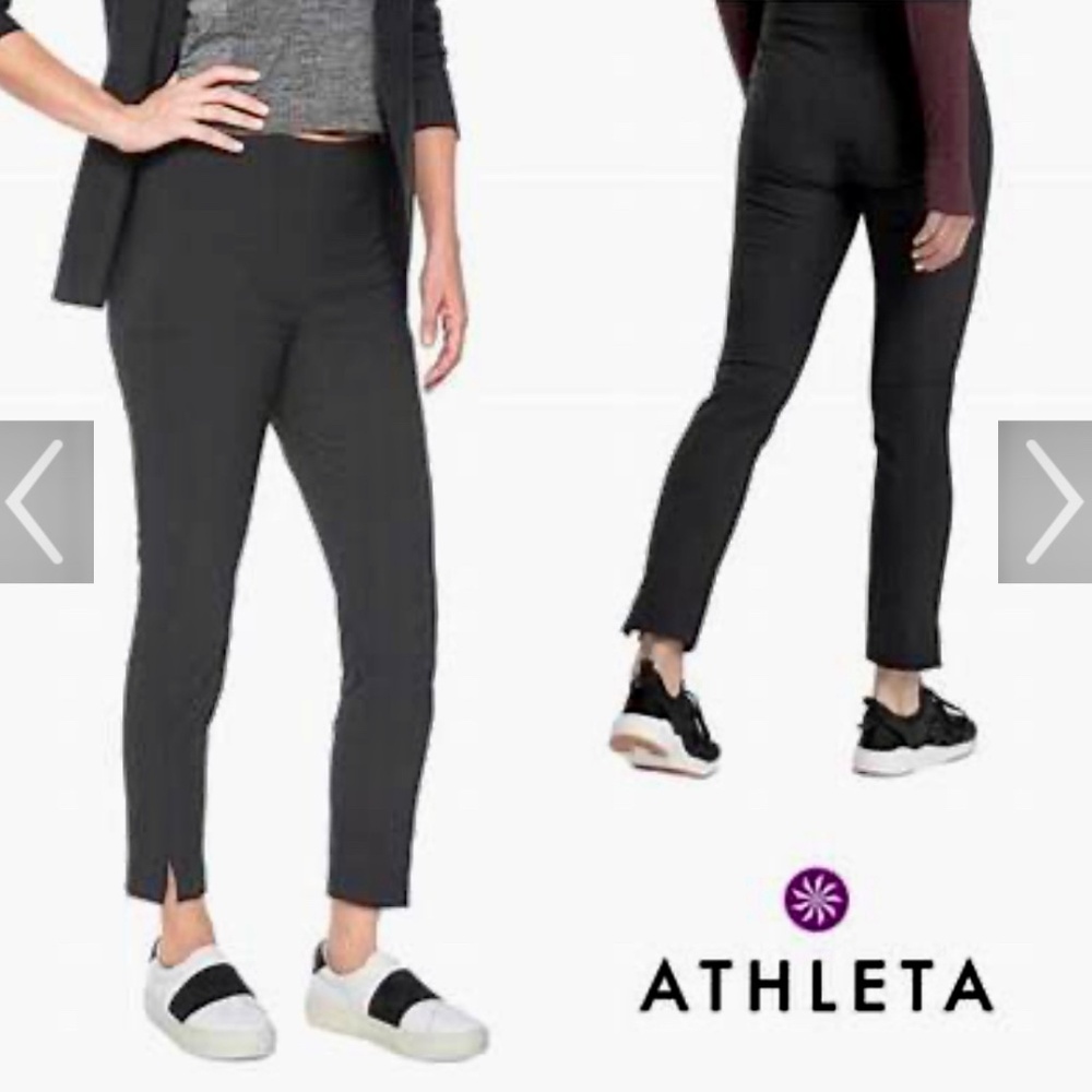Athleta Wander Slim Ankle Pants Black size 6